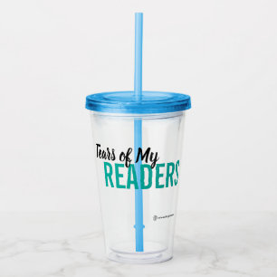 Tears of My Readers Cup with Lid