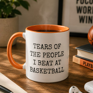 Tears Of The People I Beat At Basketball Mug