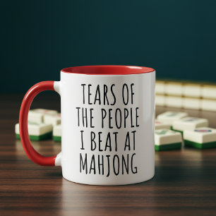 Tears of The People I beat at Mahjong Funny Mug