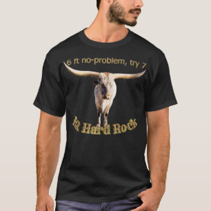 Teas longhorn bull with 7ft horns  T-Shirt