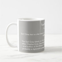 'Teas Of The World' mug - Earl Grey Tea