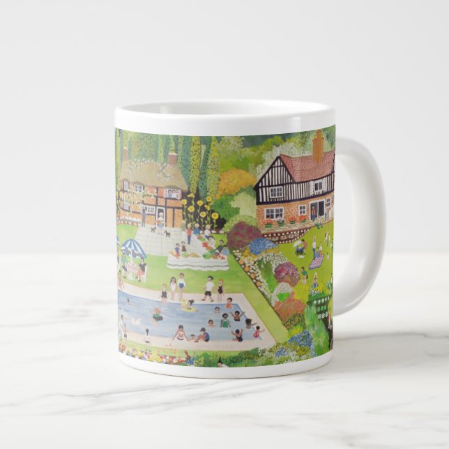 Tea's Ready Large Coffee Mug (Front Right)