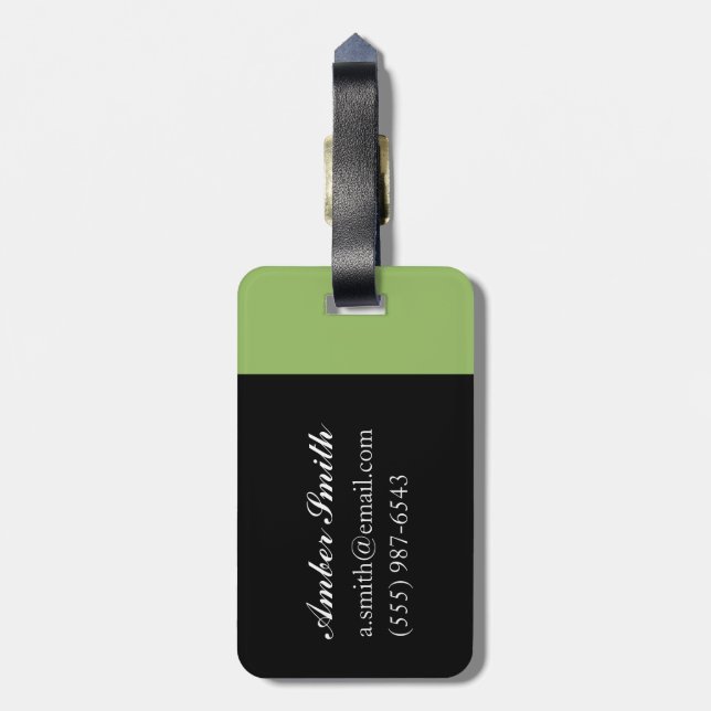 Tea's Ready Luggage Tag (Back Vertical)