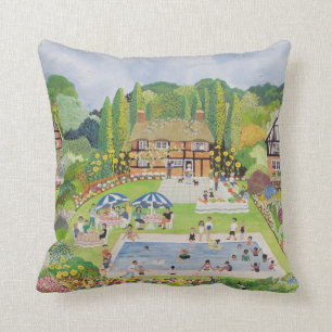 Tea's Ready Throw Pillow