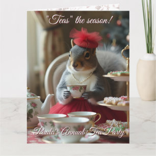 "Teas" the Season Invitation