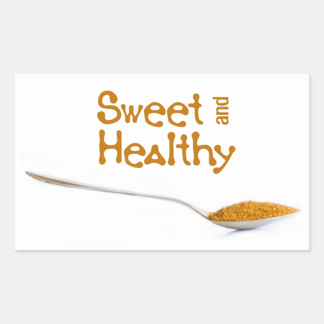 Teaspoon and brown sugar sticker (Front)