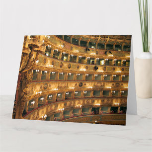 TEATRO LA FENICE Jumbo Greeting Card