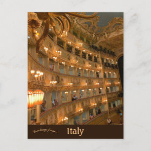 Teatro La Fenice Venice Italy Postcard