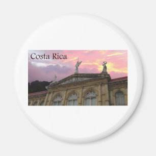 teatro nacional costa rica sunset magnet