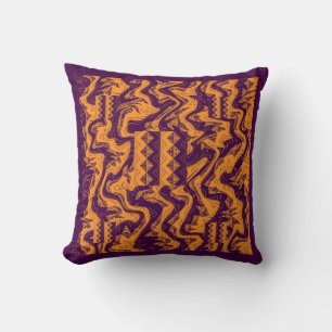 Tebeb Waves Throw Pillow