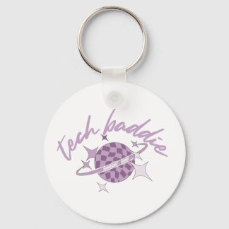 tech baddie variation 4 keychain