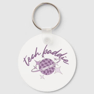 tech baddie variation 5 keychain