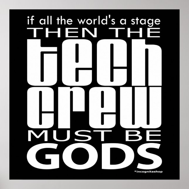 Tech Crew Gods Poster (Front)