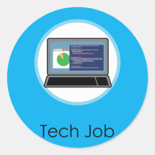 Tech Job Doljabi Doljanchi Dol Korean birthday Classic Round Sticker
