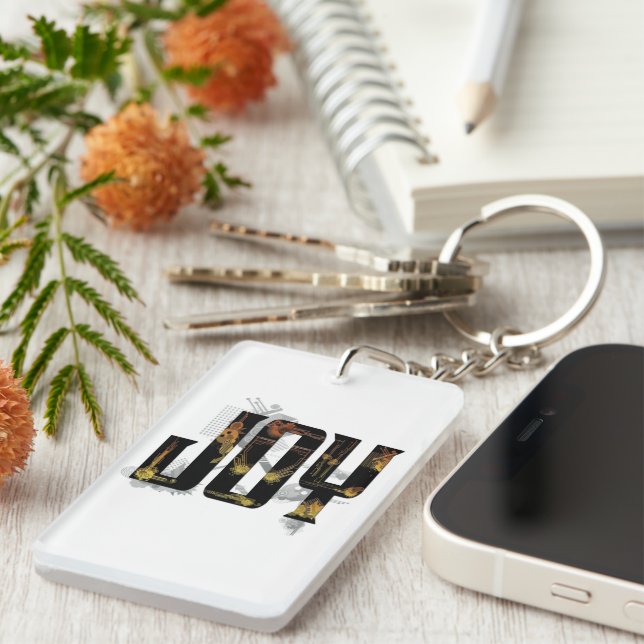 Tech Joy Keychain (Front Right)