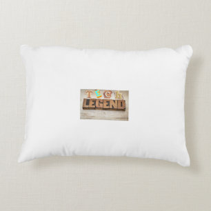 Tech Legend for Programmers & Problem Solvers Accent Pillow