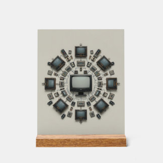 Tech Mandala Acrylic Sign