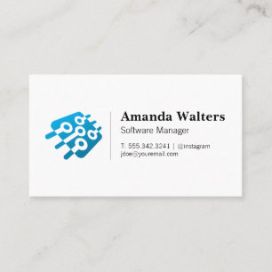 Tech Microchip Software Hardware Engineer Business Card