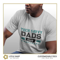 Tech Savvy Dad Varsity Style Customizable