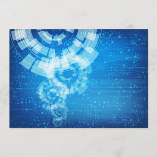 tech style invitation