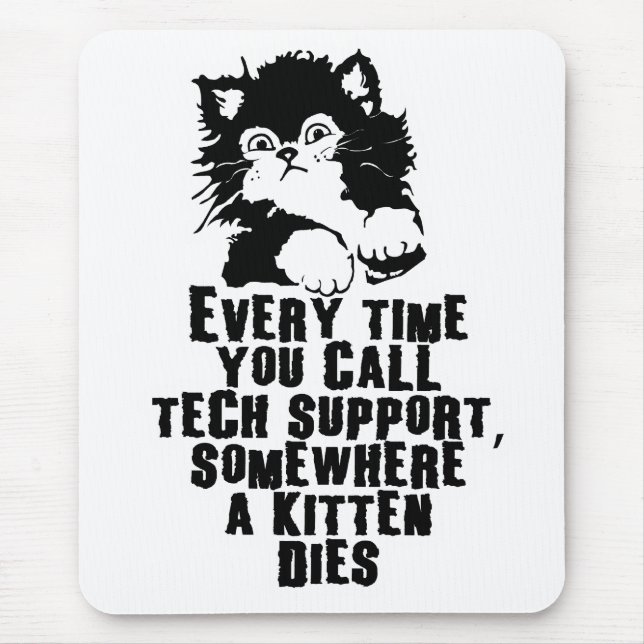 Tech Support $13.95 Collectable Mouse Pad (Front)