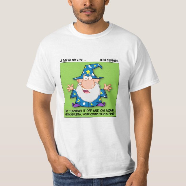 Tech Support Magic T-Shirt (Front)