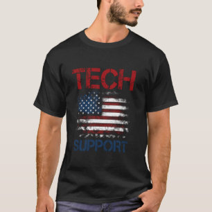 Tech Support White House Minimalist Design T-Shirt