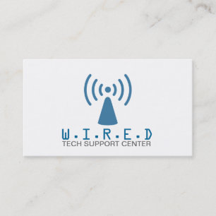 Tech Technical Support Computer Repair Geek Squad Business Card