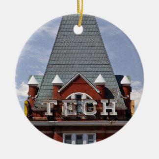 Tech Tower Christmas Ornament