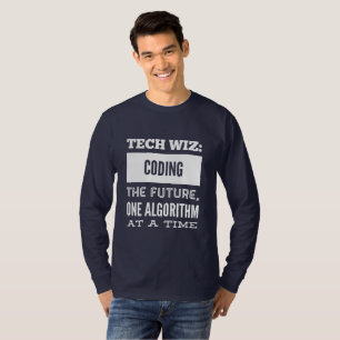 Tech wiz Coding the future one algorithm at a time T-Shirt