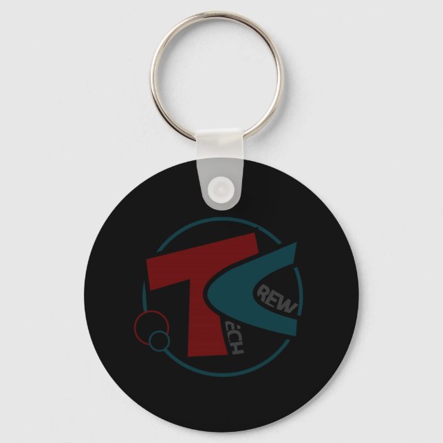 TechCrewLogo Keychain (Front)