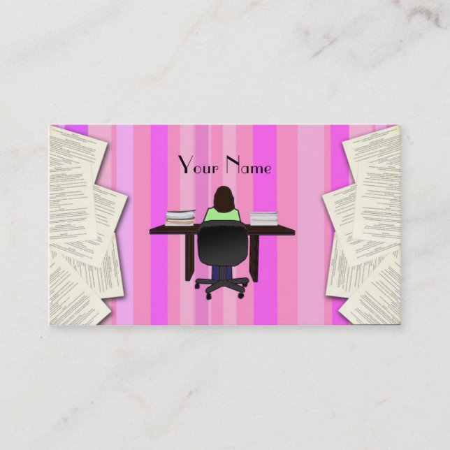 Techical Writer Business Card (Front)