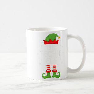 Techie Elf Xmas Family Matching Elf Squad Christma Coffee Mug