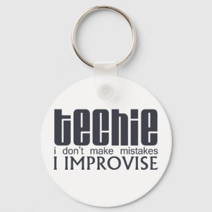 Techie Improvise Keychain