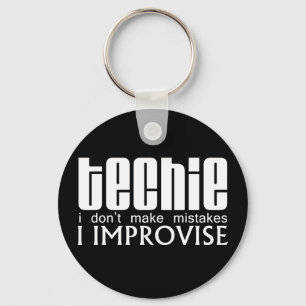 Techie Improvise Keychain