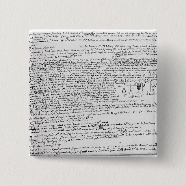 Technical drawings 2 inch square button (Front)