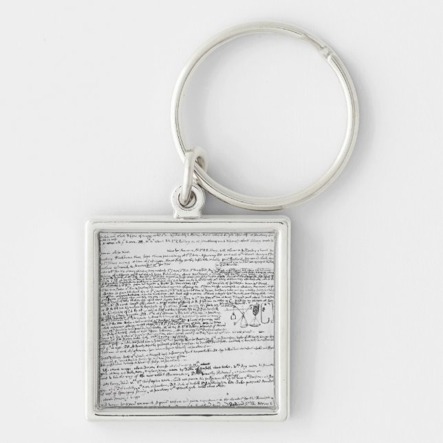 Technical drawings keychain (Front)