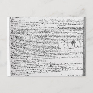 Technical drawings postcard