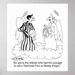 Technical Foul on Bobby Knight? Poster