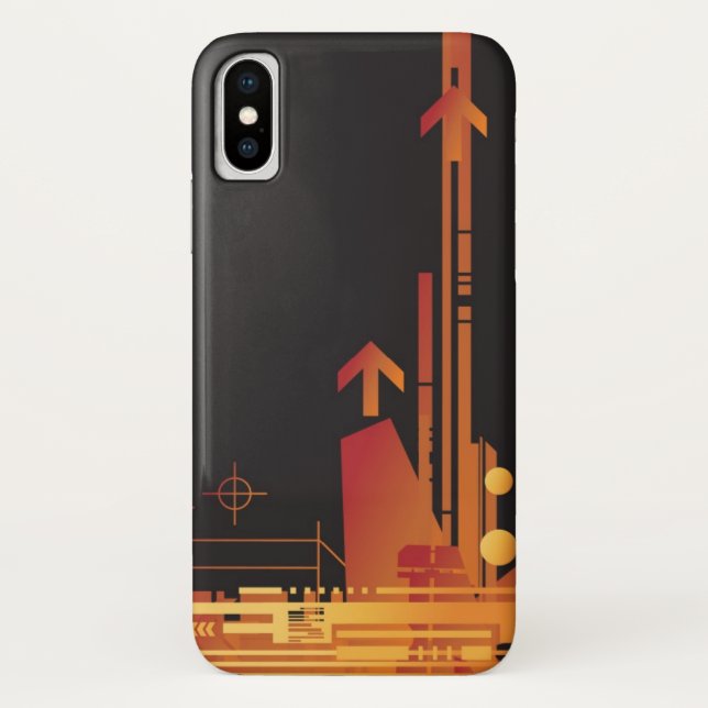 Technical halftone background 2 Case-Mate iPhone case (Back)