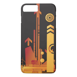 Technical halftone background 2 Case-Mate iPhone case