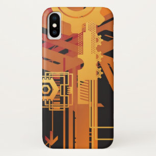 Technical halftone background Case-Mate iPhone case