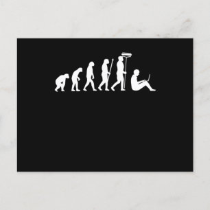 Technical Support Evolution Computer IT Programmer Invitation Postcard