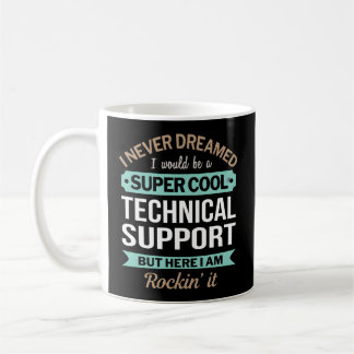 Technical Support I Never Dreamed Coffee Mug