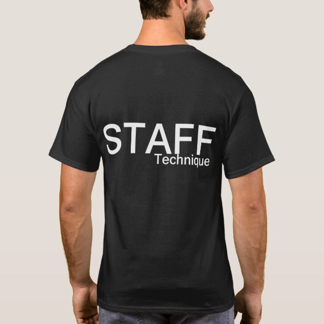 TECHNICAL TEE-SHIRT STAFF T-Shirt (Back)