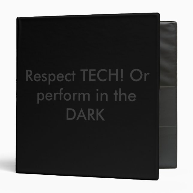 Technical Theatre Binder (Front/Inside)