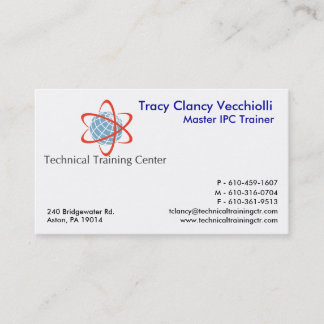 Technical Training Center1.14 Business Card