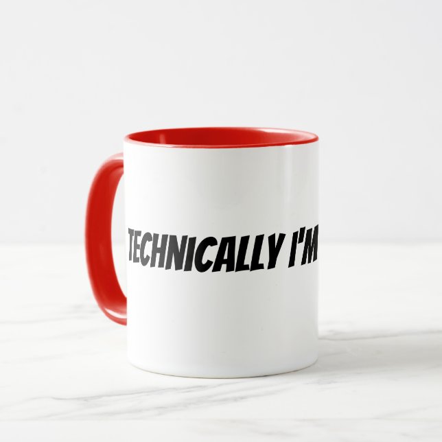 technically working  mug (Front Left)