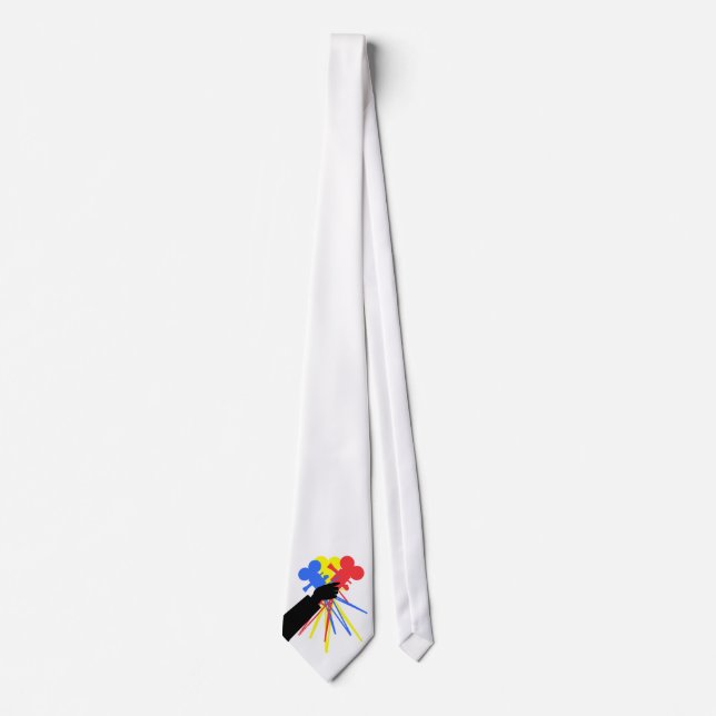 Technicolor Love Bouquet Tie (Front)