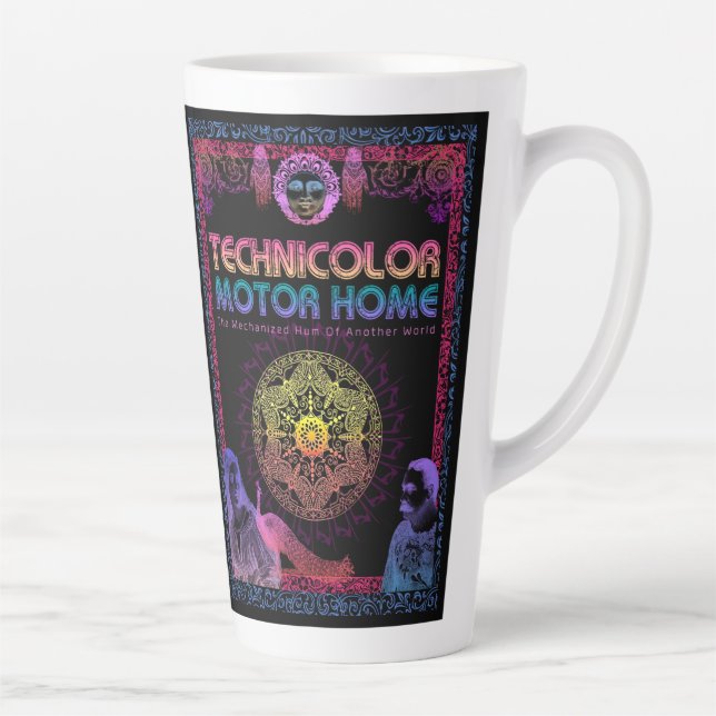 Technicolor Motor Home Latte Mug (Right)